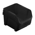 Stanley Stanley Consumer Tools 253907 No.3 Storage Bin; Black - Pack of 4 253907